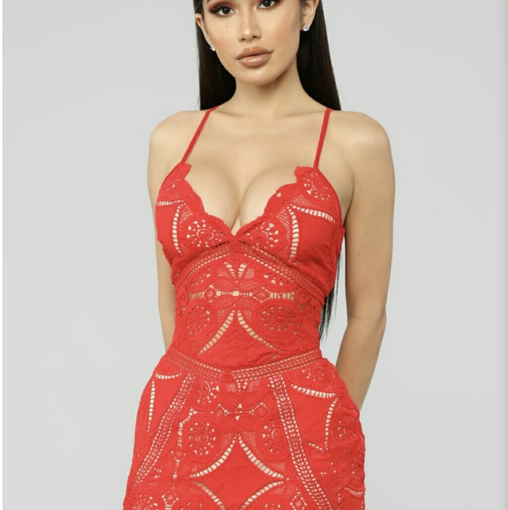 Red dress
